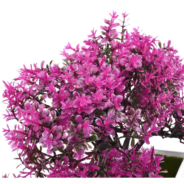 Bonsai Artificial 25cm Realista de Plástico com Vaso