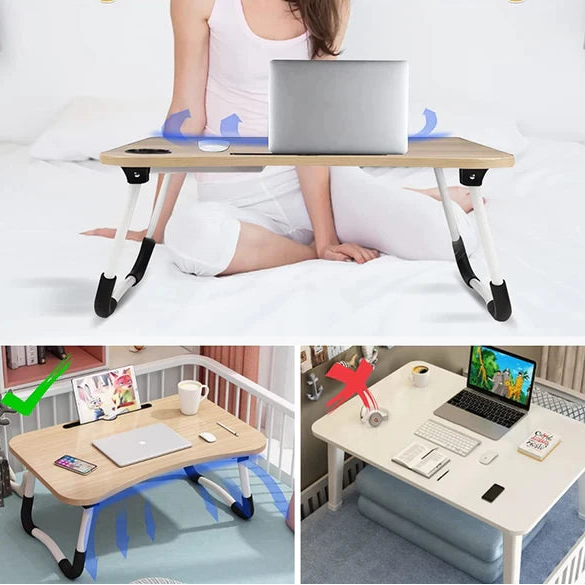 Mesa Cama Notebook Portátil Dobrável Home Office