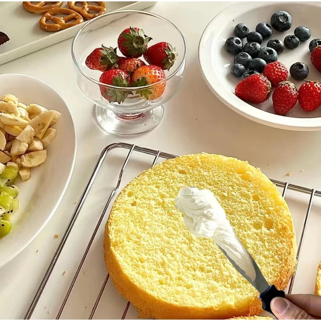 Kit 3 Espátulas Confeiteiro Para Bolos Decorados Em Inox Multiuso