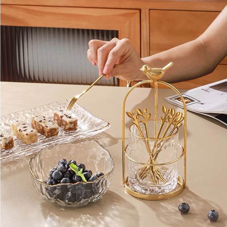 Kit jogo 10 Peças Conjunto De Colher garfo Criativo