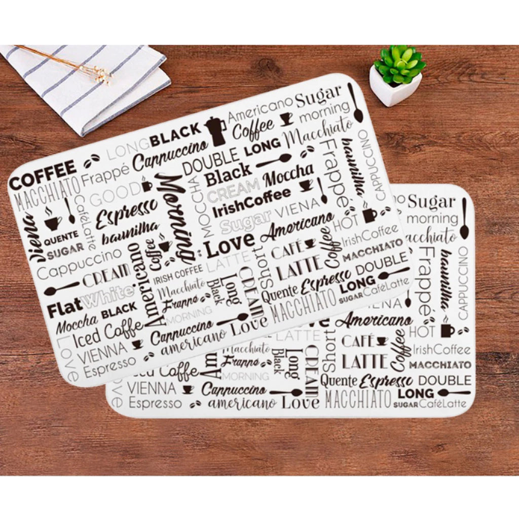 Kit 6 Peças Souplat Estampado Lavável Resistente Ao Calor