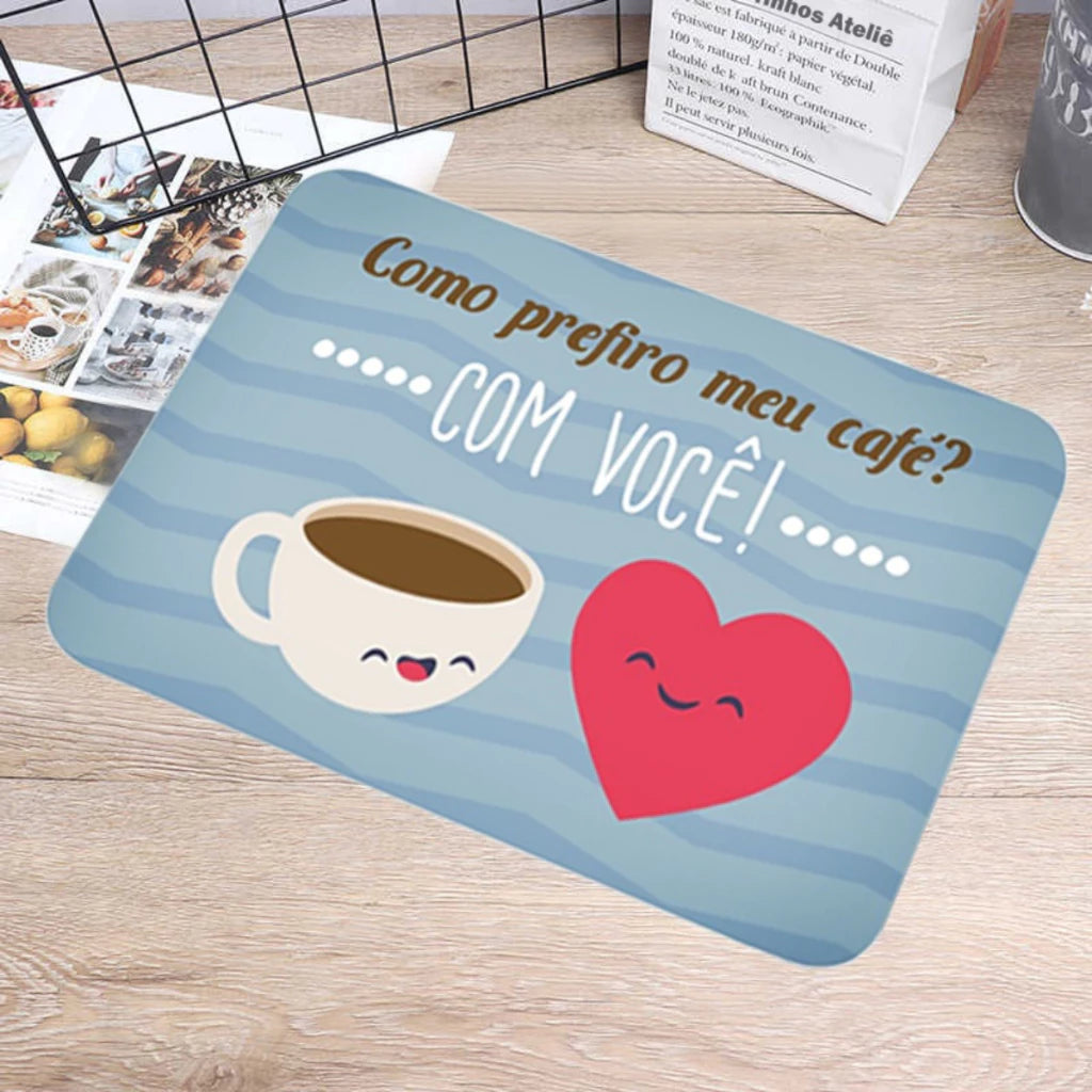 Kit 6 Peças Souplat Estampado Lavável Resistente Ao Calor