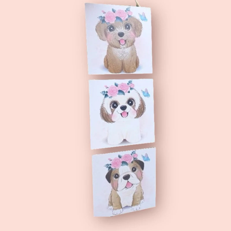 Kit Placa Decorativa Personalizada Com Corda