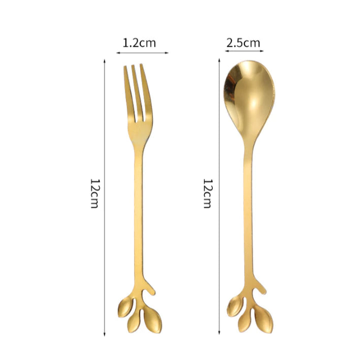 Kit jogo 10 Peças Conjunto De Colher garfo Criativo