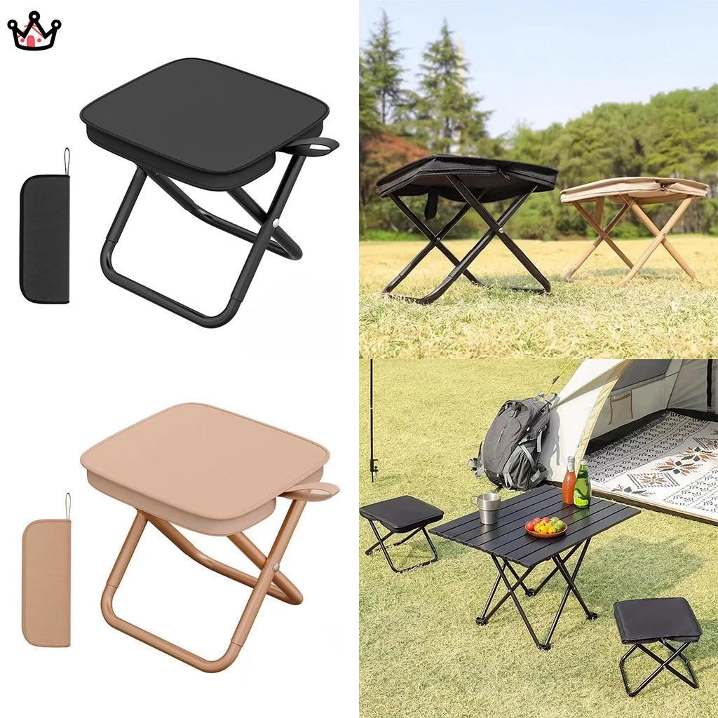 Banquinho Dobrável de Camping e Ambiente Externo