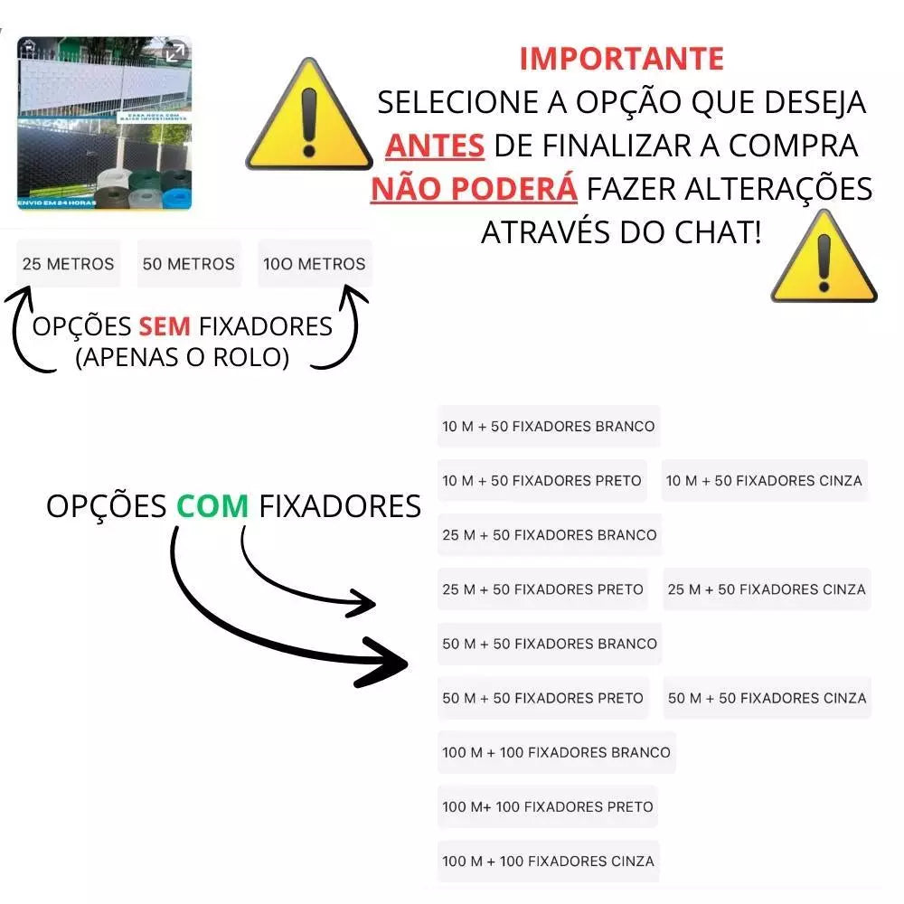 Protetor de Portão Varias Cores