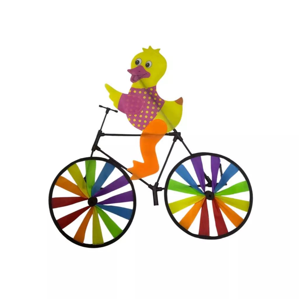 Cata-vento Bicicleta Giratório Enfeite Jardim Decoração Catavento Animais