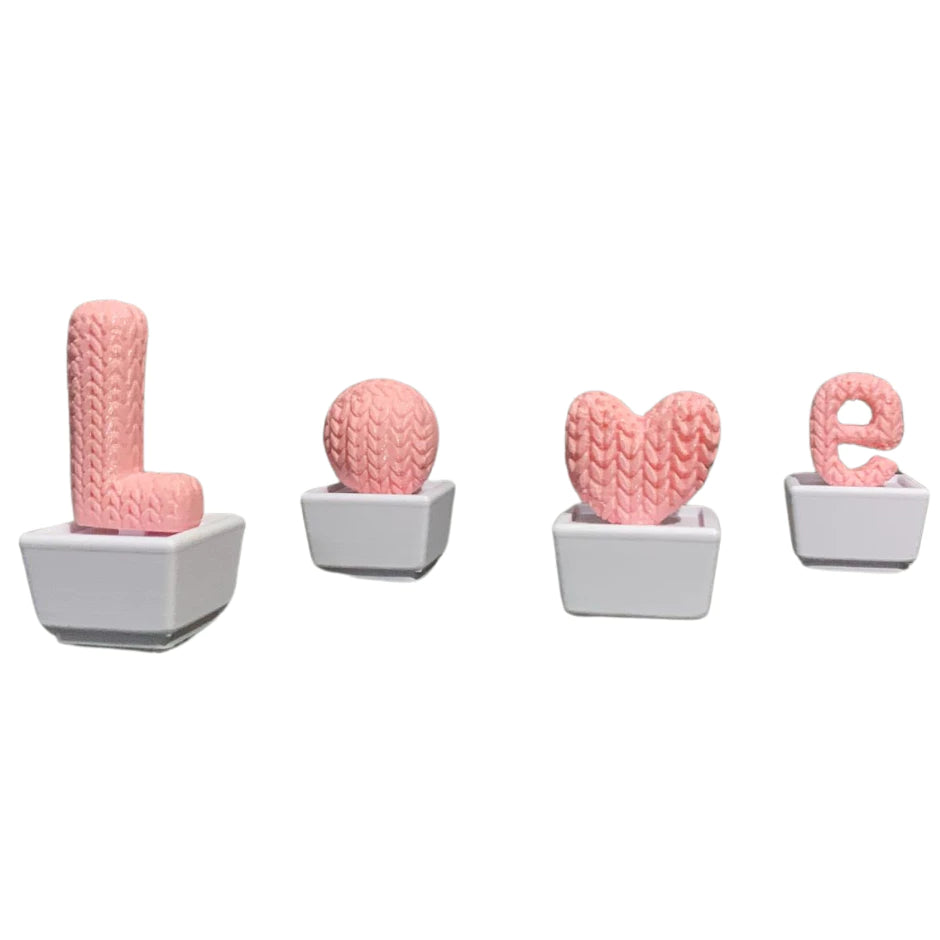 Vasos Love de Decoração para Sala/Quarto