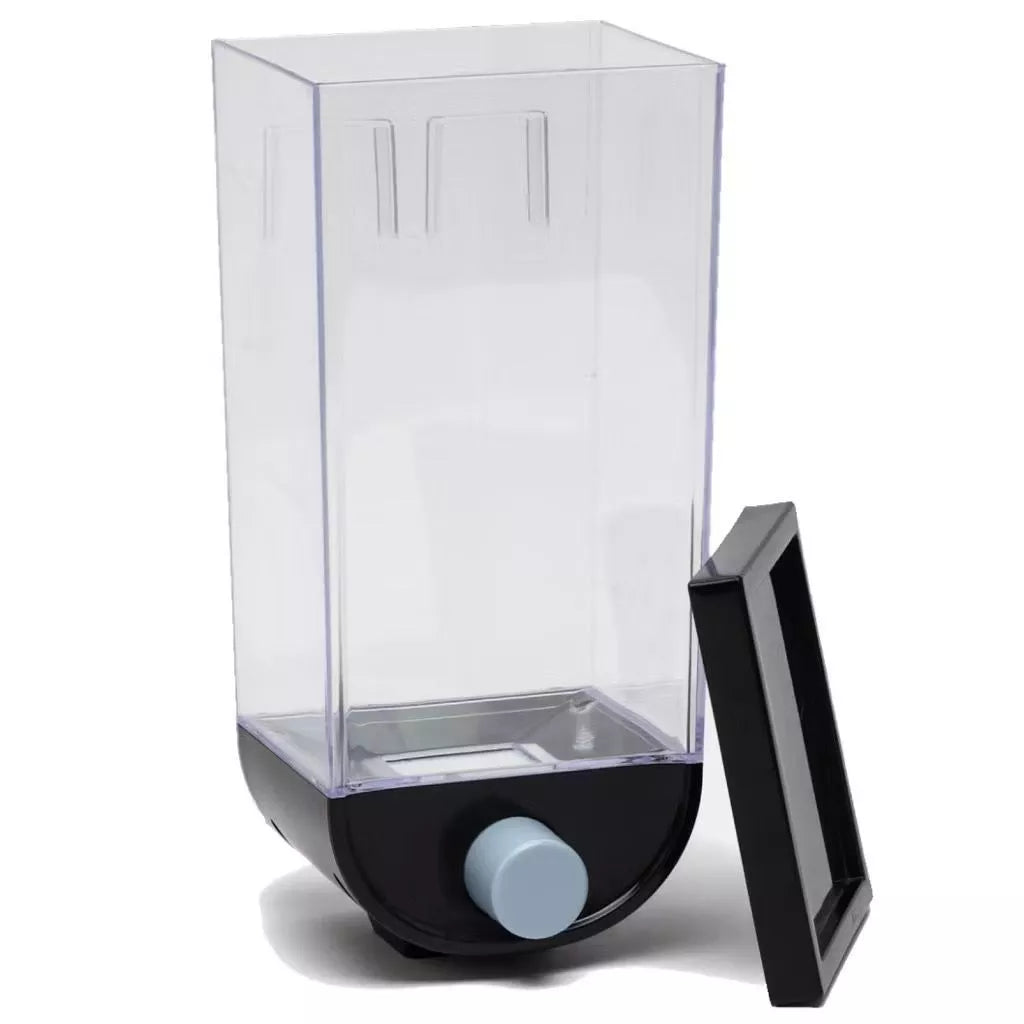 Dispense De Alimentos Cereais Ração Para Parede Quadrado 1L - 1KG