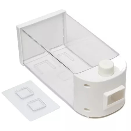 Dispense De Alimentos Cereais Ração Para Parede Quadrado 1L - 1KG