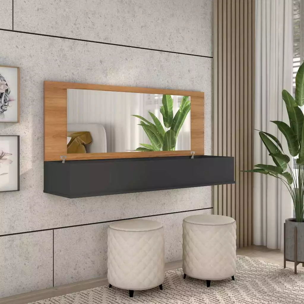 Penteadeira Suspensa Com Espelho