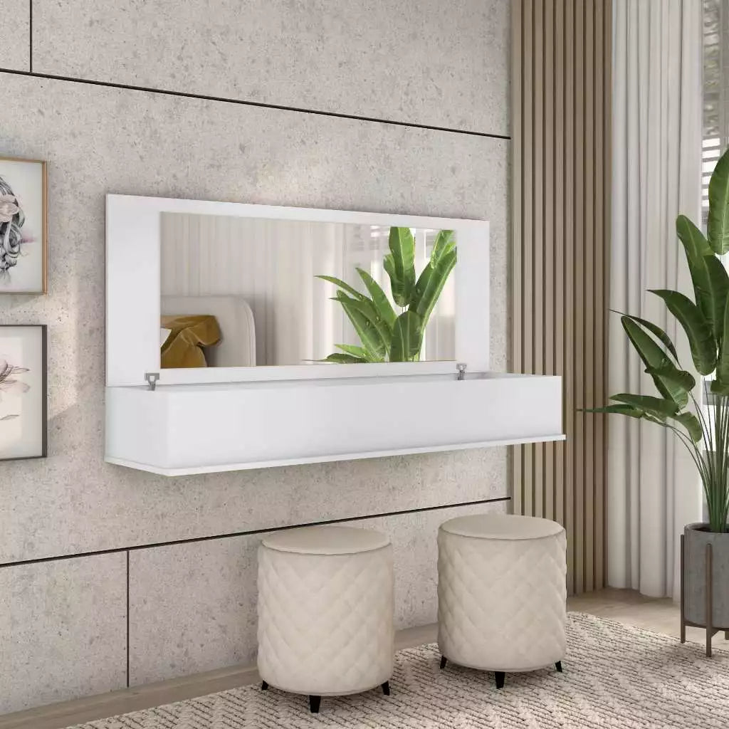 Penteadeira Suspensa Com Espelho