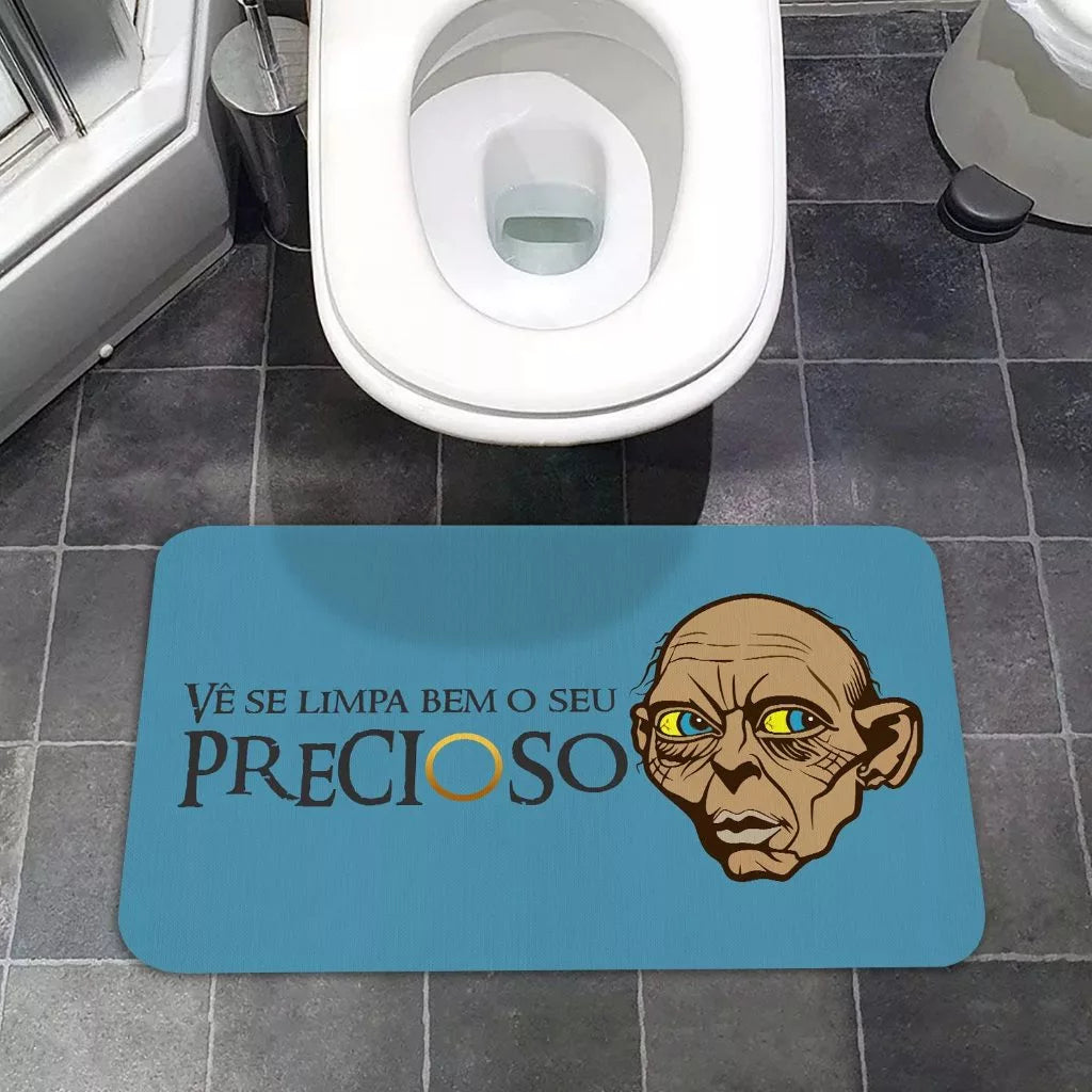 Tapete Decorativo Para Porta Antiderrapante Borracha Engraçado - 34X60