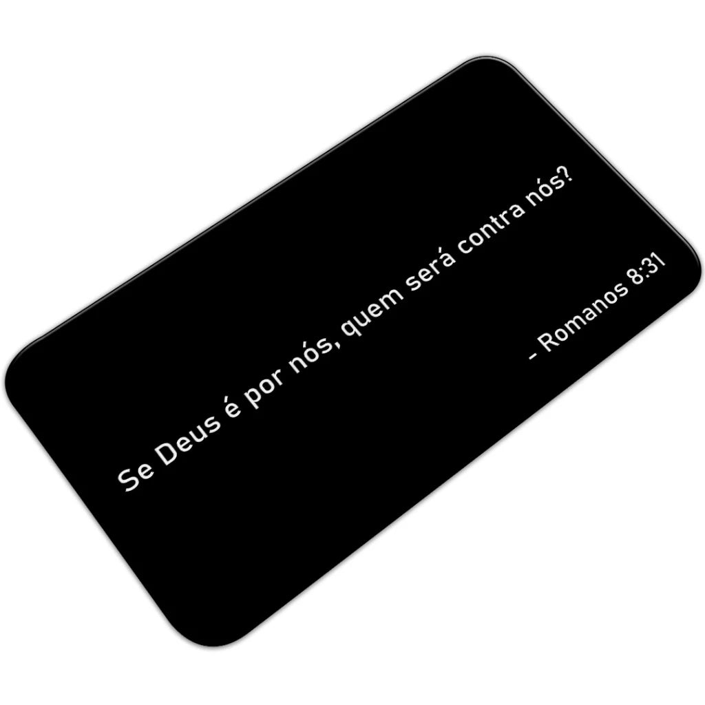 Tapete Antiderrapante Biblico, Oração, Provérbio | Decoração Porta ou Banheiro