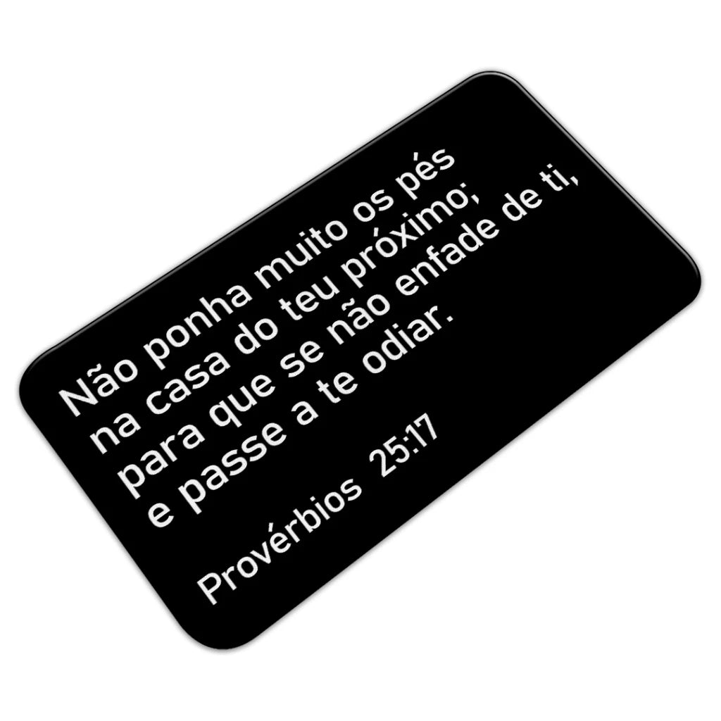 Tapete Antiderrapante Biblico, Oração, Provérbio | Decoração Porta ou Banheiro