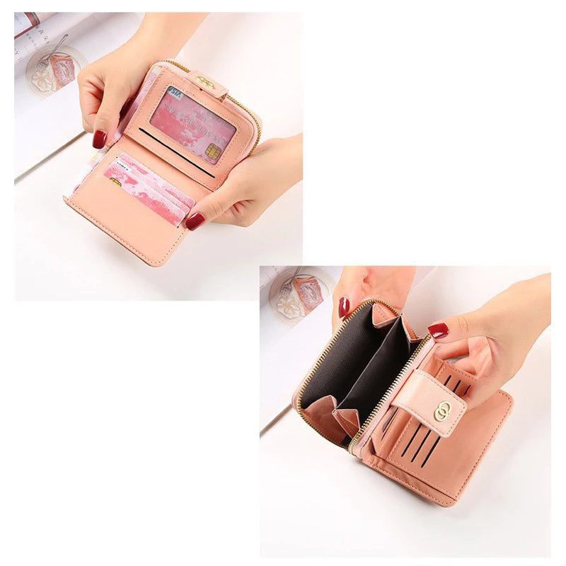 Carteira Feminina Porta Cartão Dinheiro e Moedas