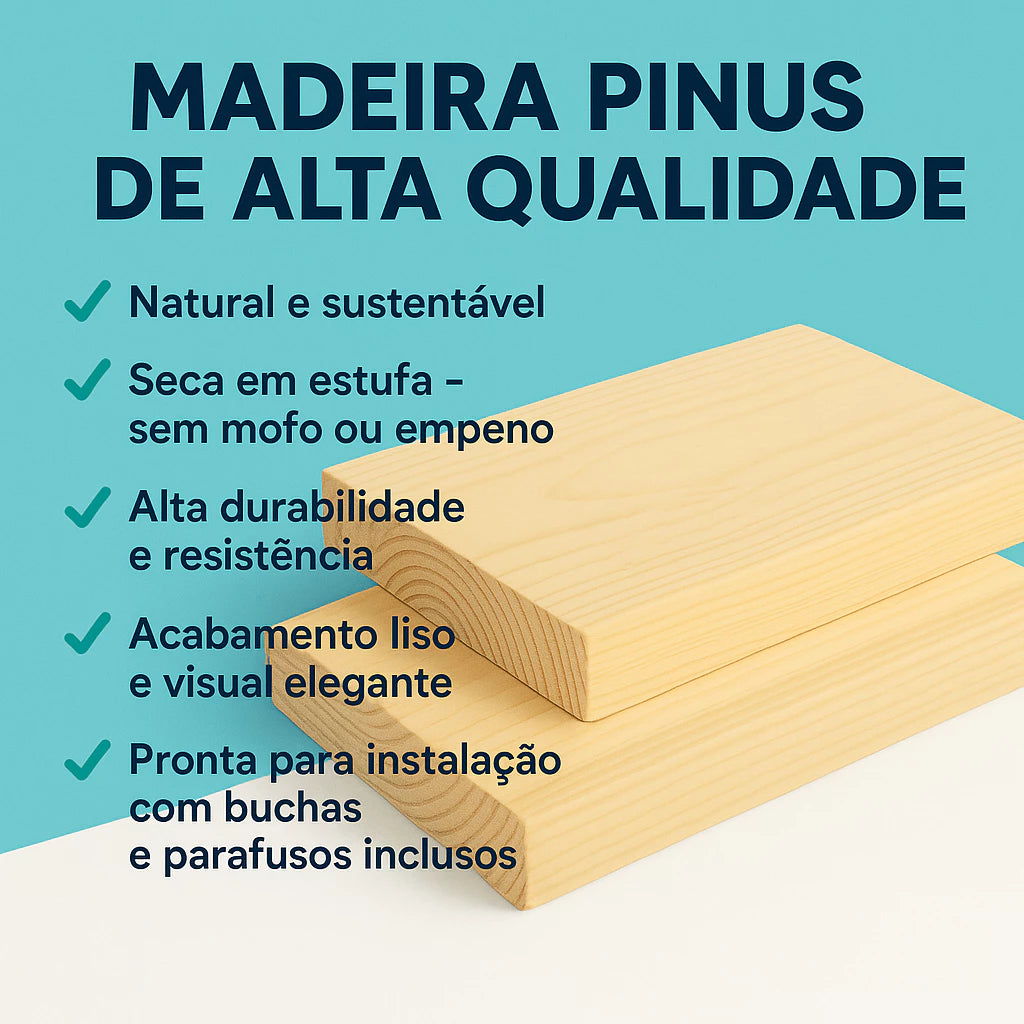 Kit Prateleira Decorativa Para plantas Suculenta