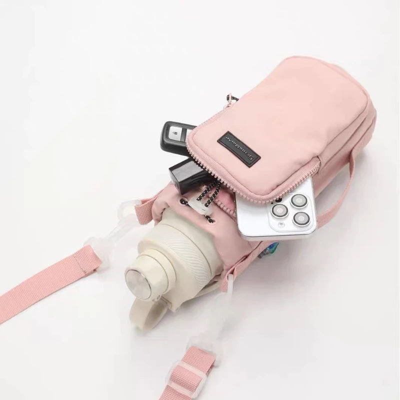 Bolsa Transversal Ar Livre Para Garrafa de Água