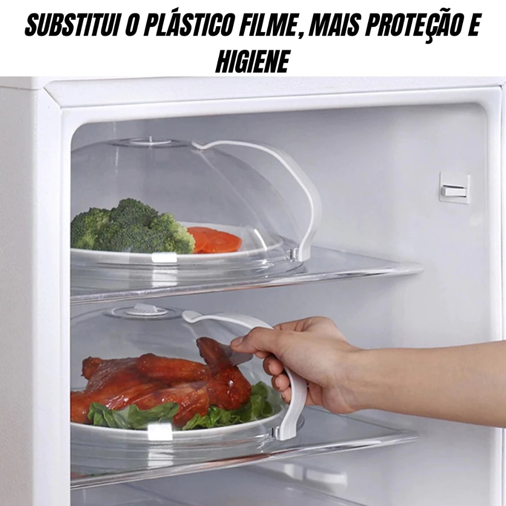 Tampa Para Microondas Protetora de Alimentos Anti Sujeira