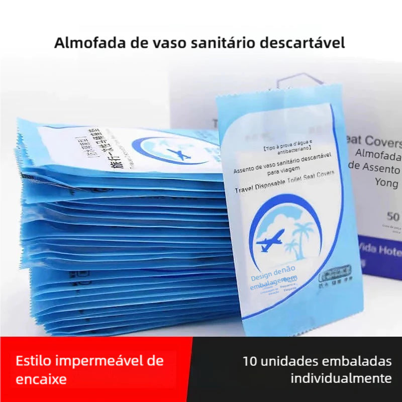 50 Protetores de Assento Sanitário Descartável