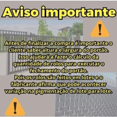 Protetor de Portão Varias Cores