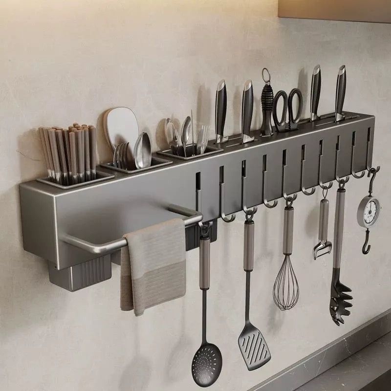 Suporte Para Armazenamento De Facas Ganchos Talheres