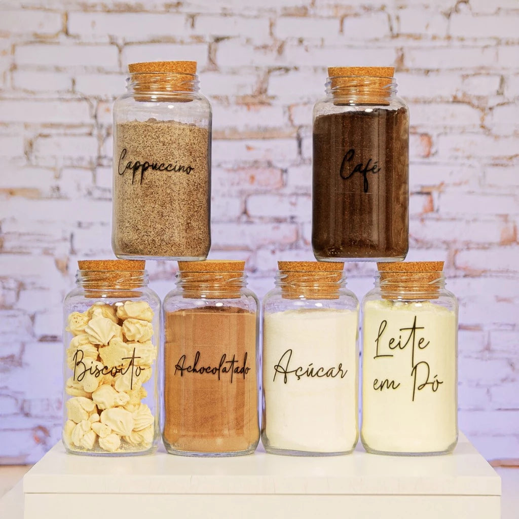 Kit Cantinho do Café - ESCOLHA SEU KIT + Adesivos
