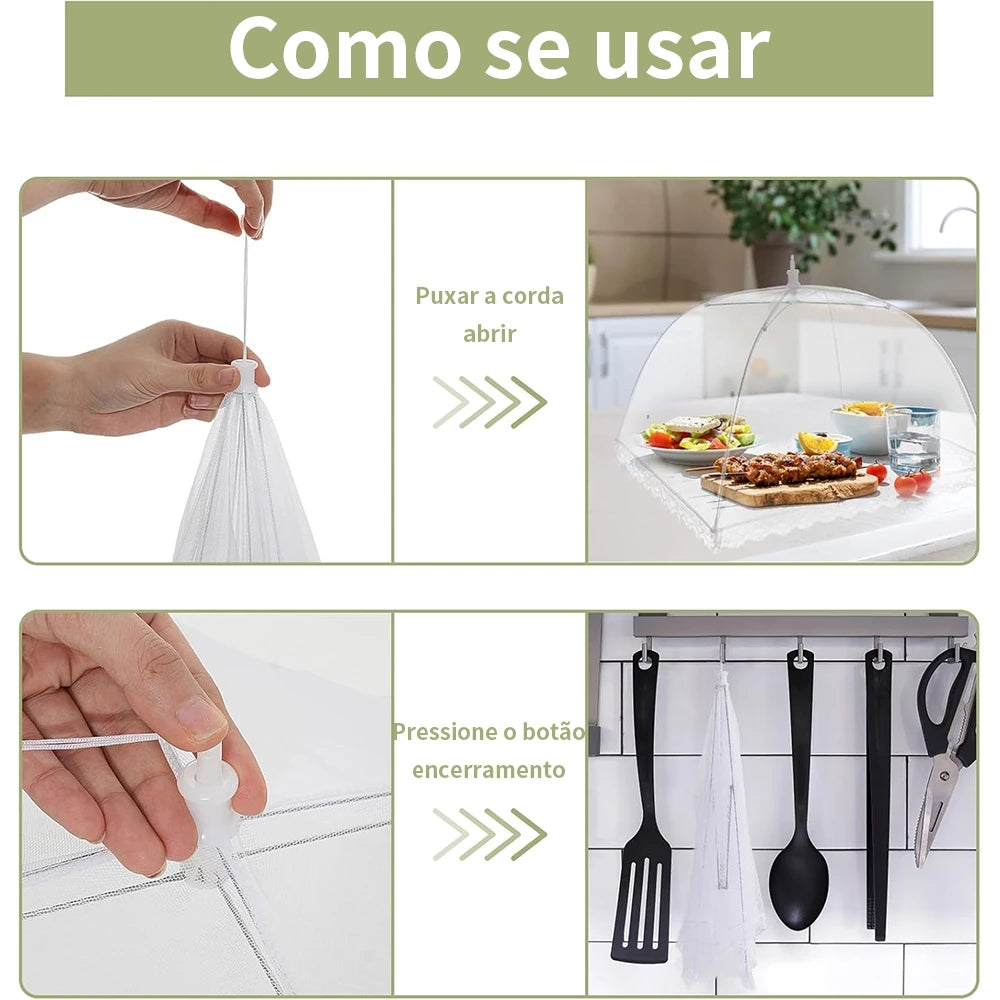 Protetores Tela Mosquiteiro Alimentos