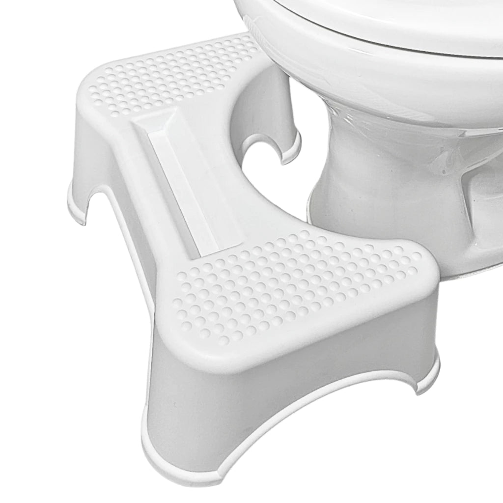 Apoio Pés Vaso Sanitário Com Porta Celular Antiderrapante