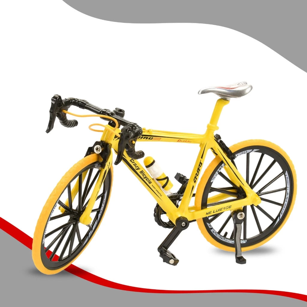 Bicicleta Miniatura de Metal Speed Mountain Bike Triathlon