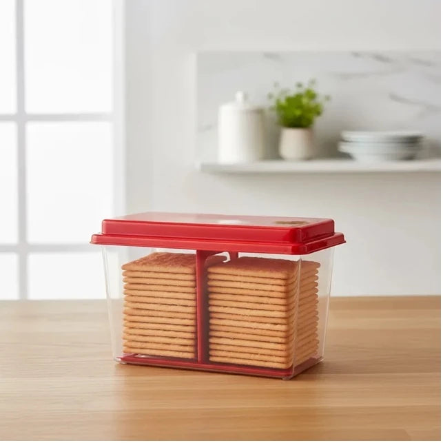 Porta Biscoito Bolacha Torrada com Puxador