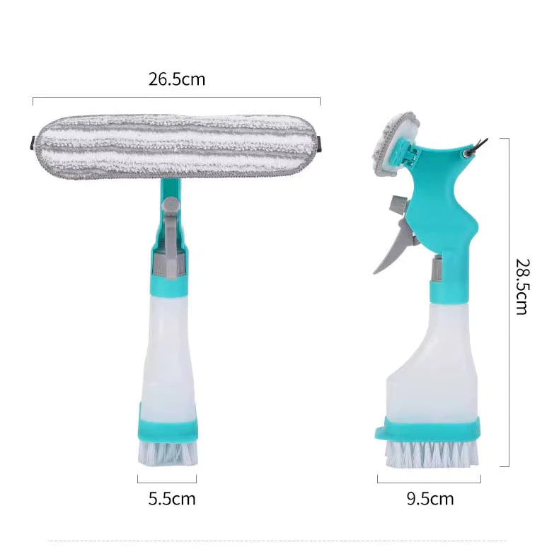 Rodo Spray Limpa E Seca Vidros 3 em 1