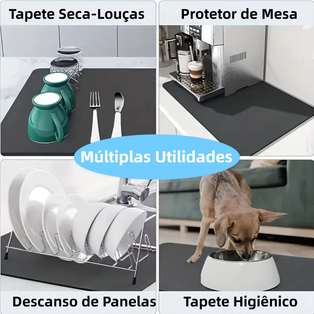 Tapete Para Pia Super Absorvente Secagem Rápida