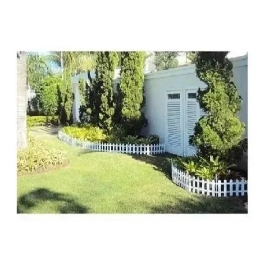 Kit 3 Cercas Plástica Decorativa Jardim Inglês
