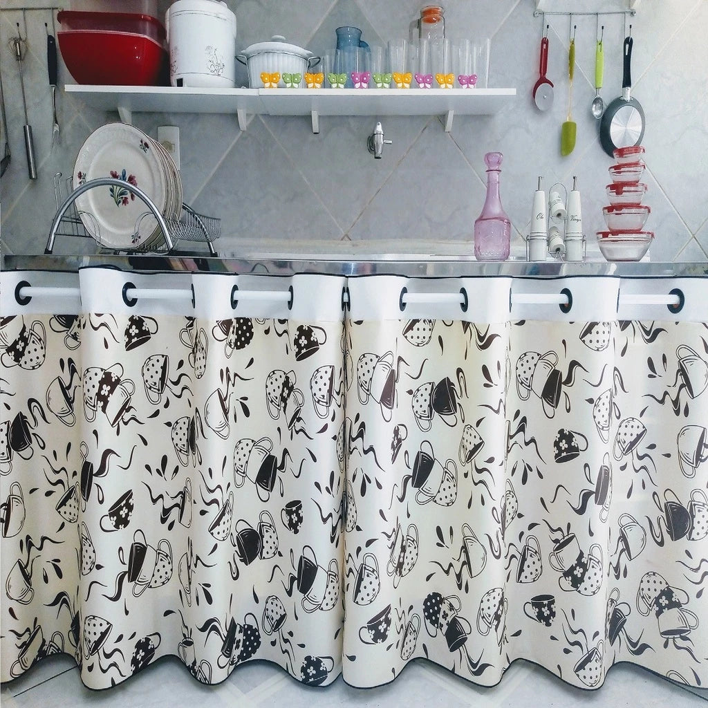 Cortina De Pia Estampado