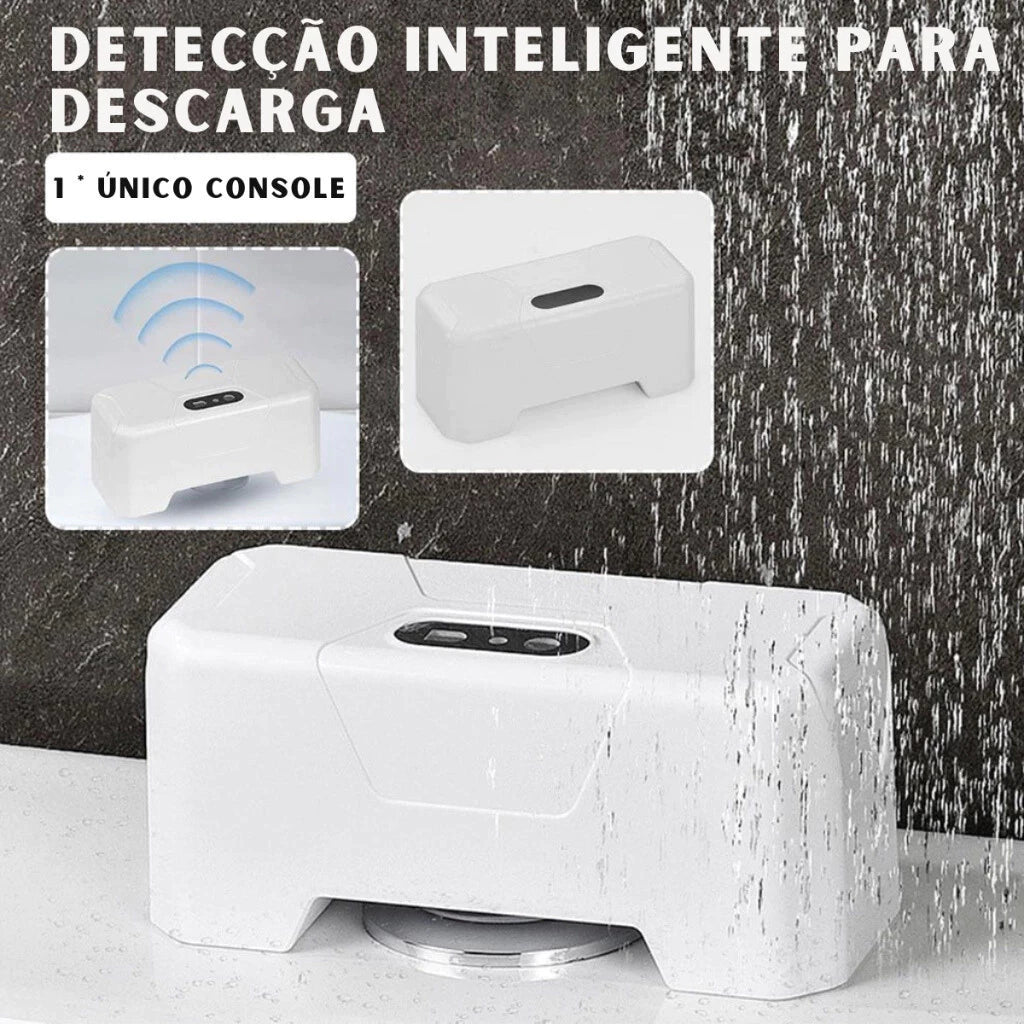 Sensor De Descarga Automático Vaso Sanitário Recarregável USB