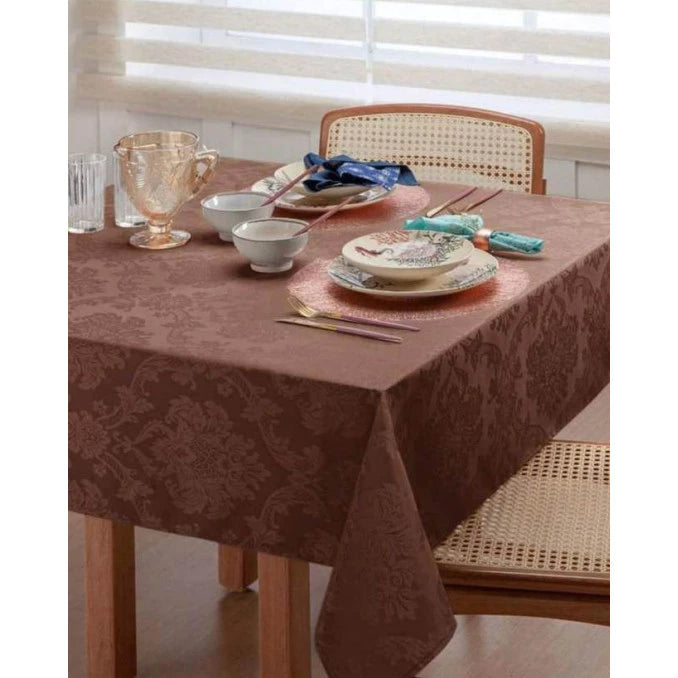 Toalha de Mesa Jacquard 4, 6 e 8 Lugares