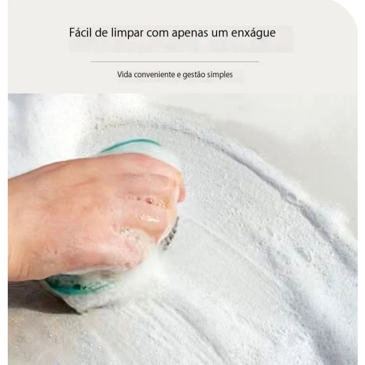 Tapete Efeito 3D Antiderrapante Saída Chuveiro Box