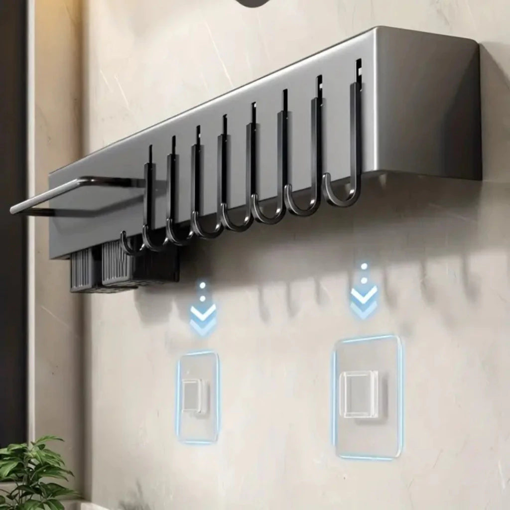 Suporte Para Armazenamento De Facas Ganchos Talheres