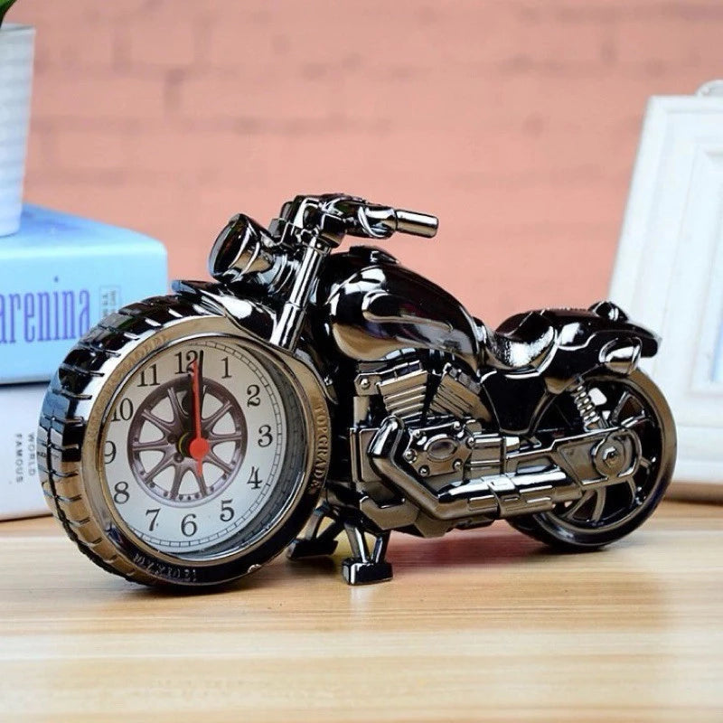Relógio Despertador Moto Decorativo De Mesa Motocicleta