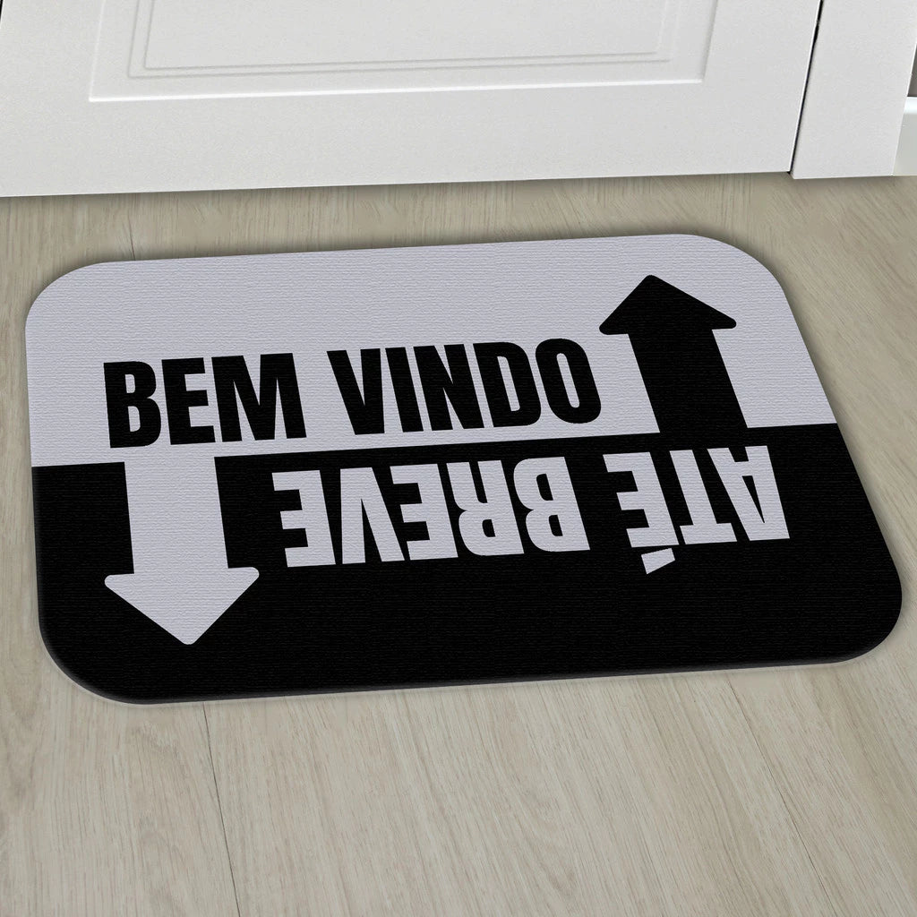 Tapetes De Porta Engraçados Decorativo e Antiderrapante