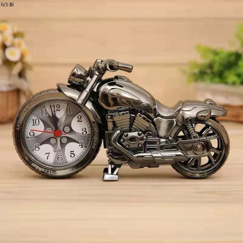 Relógio Despertador Moto Decorativo De Mesa Motocicleta
